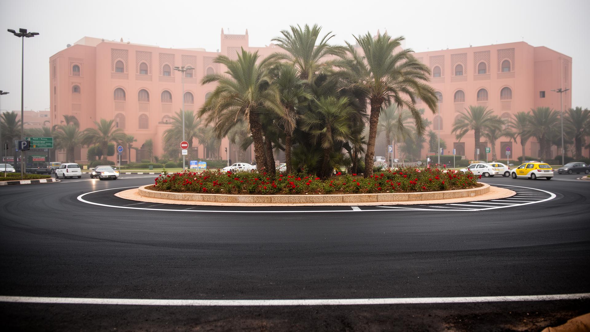 Rond-point urbain — Rabat